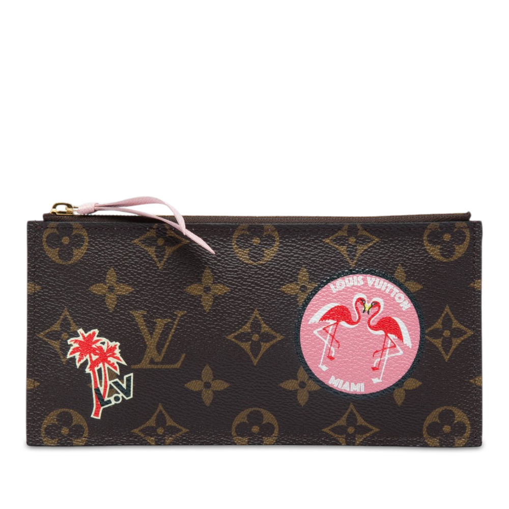 Pre-Loved Louis Vuitton Monogram World Tour Pochette Felicie Zippered Insert